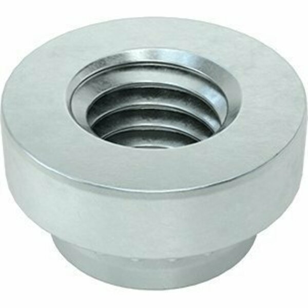 Bsc Preferred Zinc-Plated Steel Press-Fit Nut for Sheet Metal 10-32 Thread for 0.09 Minimum Panel Thickness, 25PK 95185A191